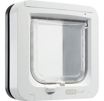 Sure Flap Microchip Kattenluik Grijs - Wit