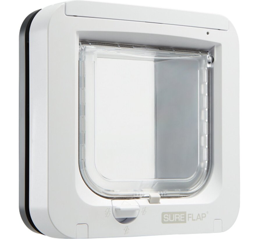Sure Flap Microchip Kattenluik Grijs - Wit