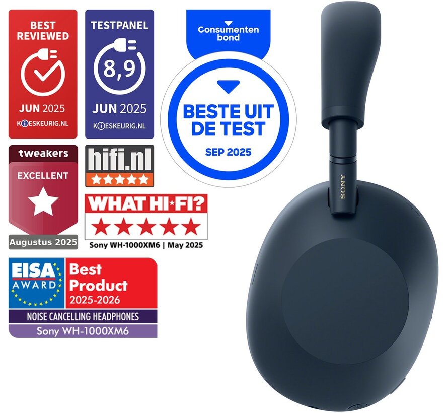 Sony WH-1000XM6 Blauw