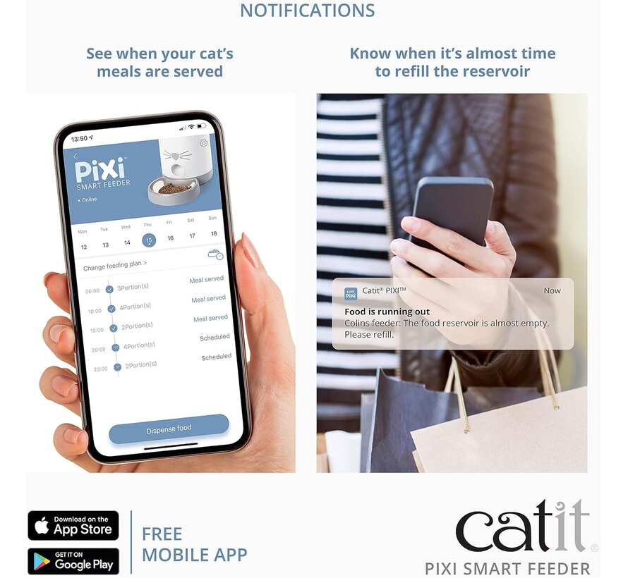 Catit Pixi Smart Feeder | 1,2 kg inhoud