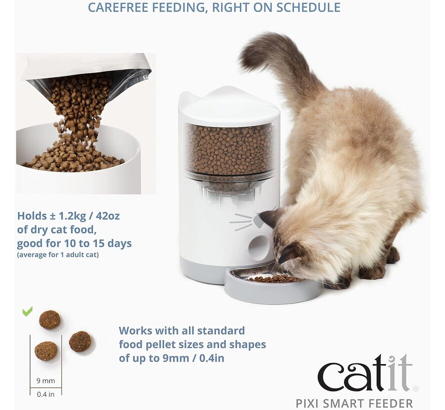Catit Pixi Smart Feeder | 1,2 kg inhoud