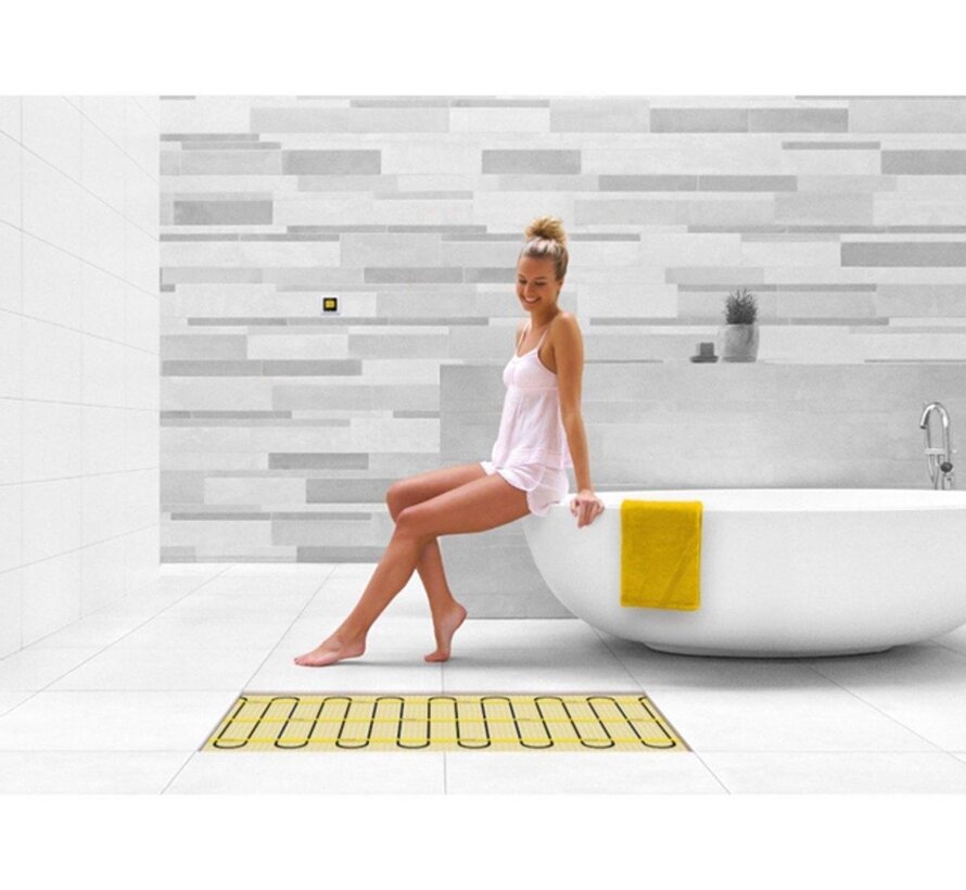 MAGNUM elektrische vloerverwarmingsmat met witte WiFi thermostaat 3 m2