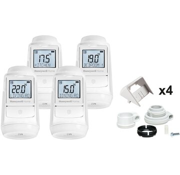 Honeywell Home radiatorregelaar (4 stuks)