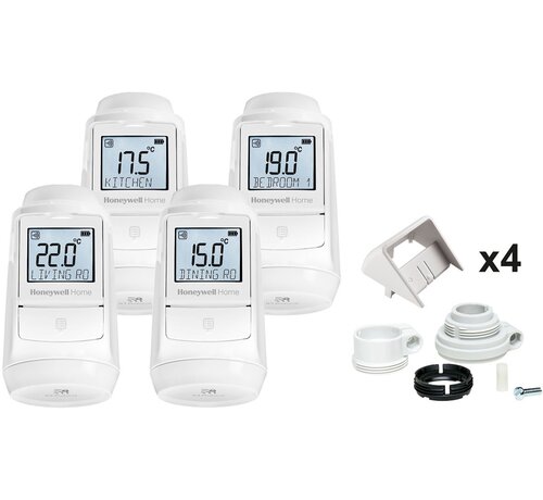 Honeywell Home radiatorregelaar (4 stuks)