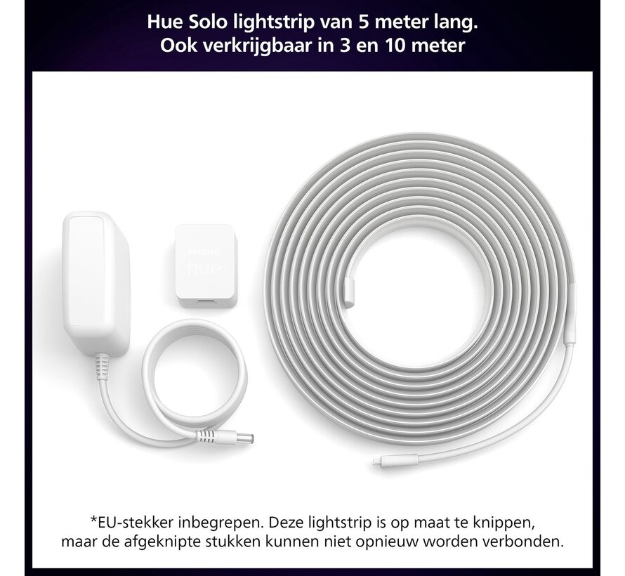 Philips Hue Solo Led Strip - White and Color - 5m