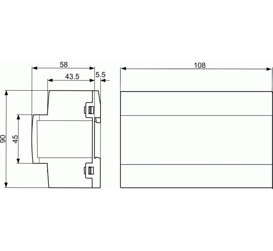 ABB Busch-Jaeger Busch-free@home - Dimactor DA/M.4.210.2.11 - 2CKA006220A0728 Opbouw