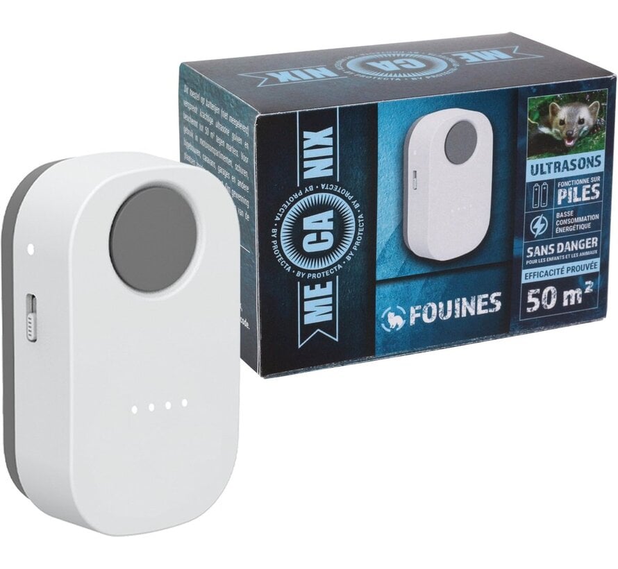 Mecanix Ultrasone marterverjager | 50 m2 | batterij