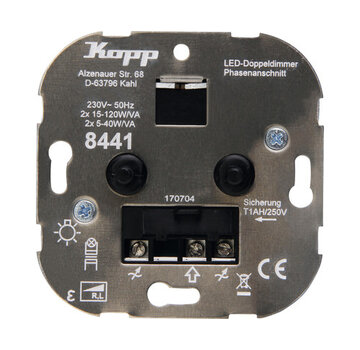 Kopp Duo Dimmer LED 2X 5-40W