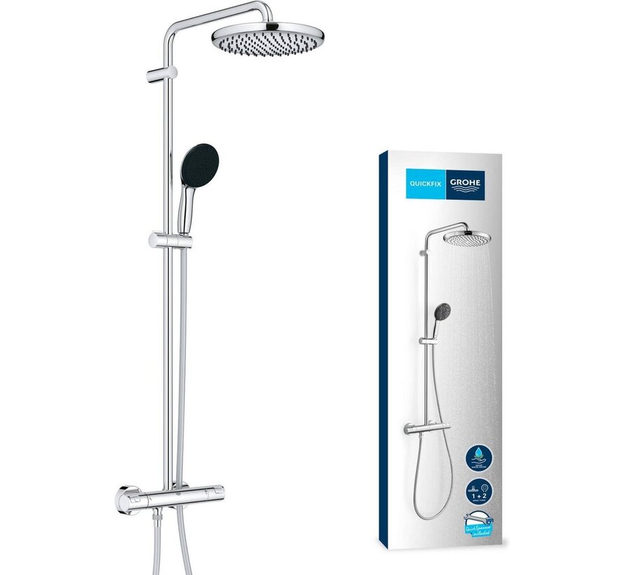 GROHE QuickFix Vitalio Start 250 douchesysteem met thermostaatkraan