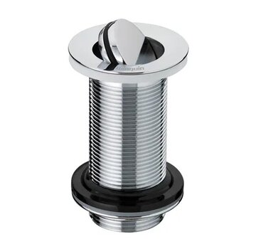 Wirquin afvoerplug draaiklep 100mm chroom