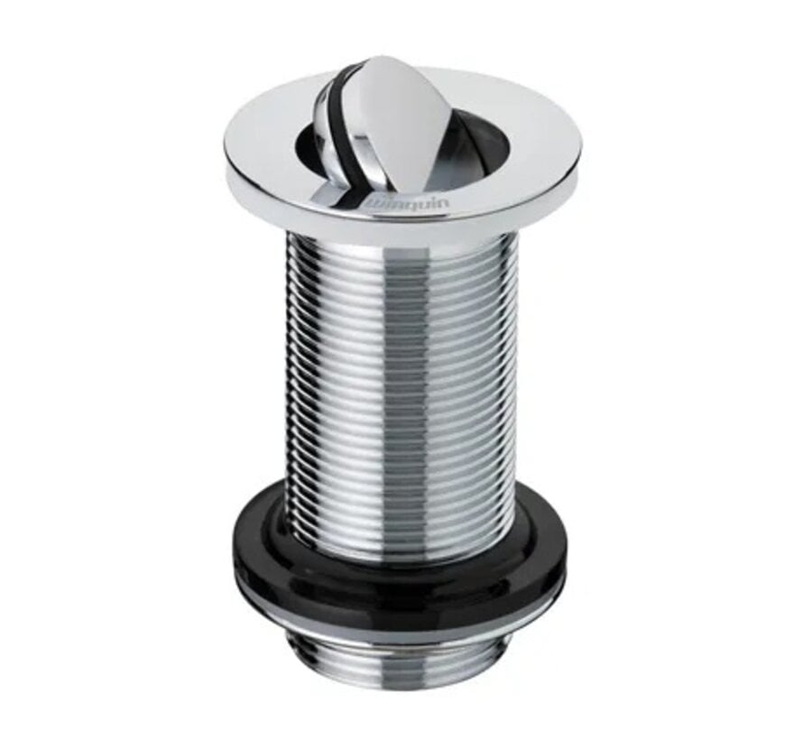 Wirquin afvoerplug draaiklep 100mm chroom
