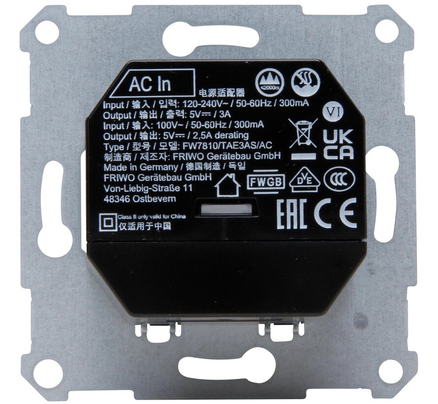 Kopp USB Oplader 298200182