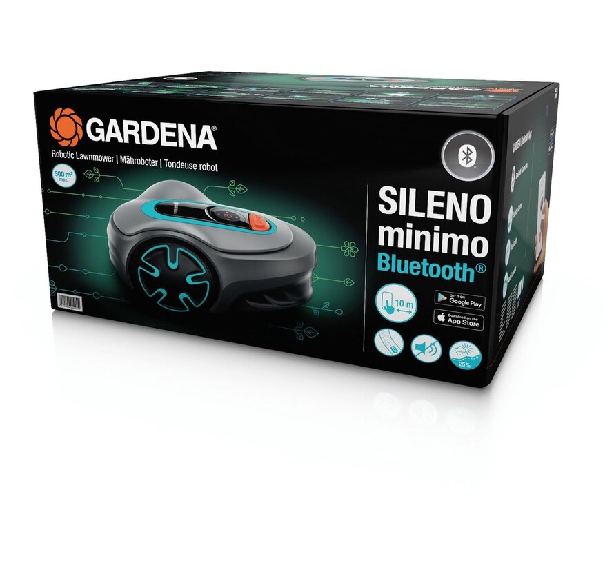 Gardena SILENO minimo Robotmaaier 500 m2 met Bluetooth App