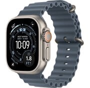 Apple Watch Ultra 3 GPS + Cellular 49 mm Natural Titanium met Natural Ocean Band