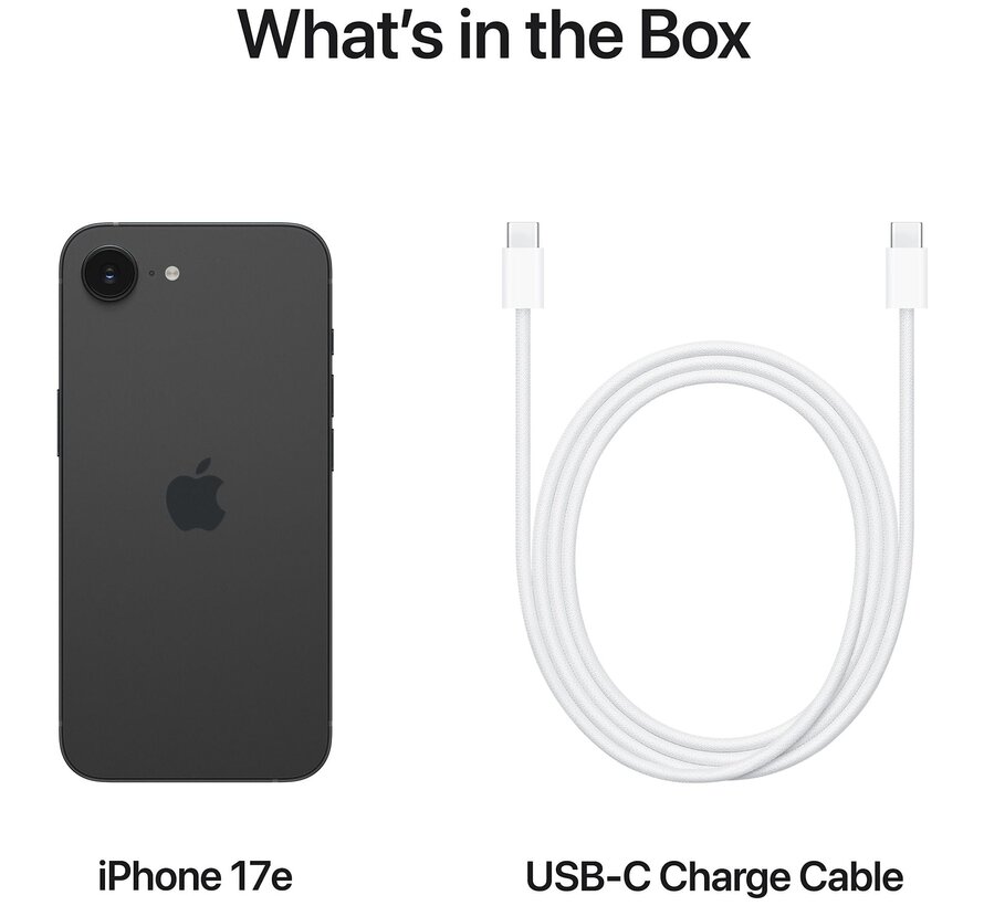 Apple iPhone 17e 256GB Zwart