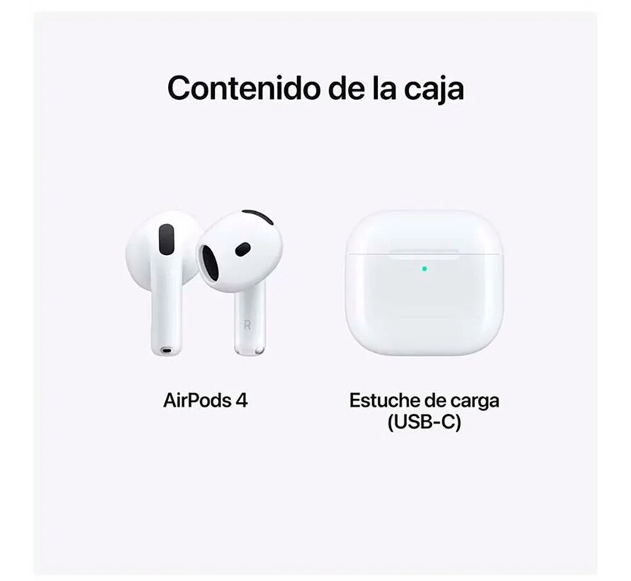 Apple AirPods 4 met USB‑C Oplaadcase Wit