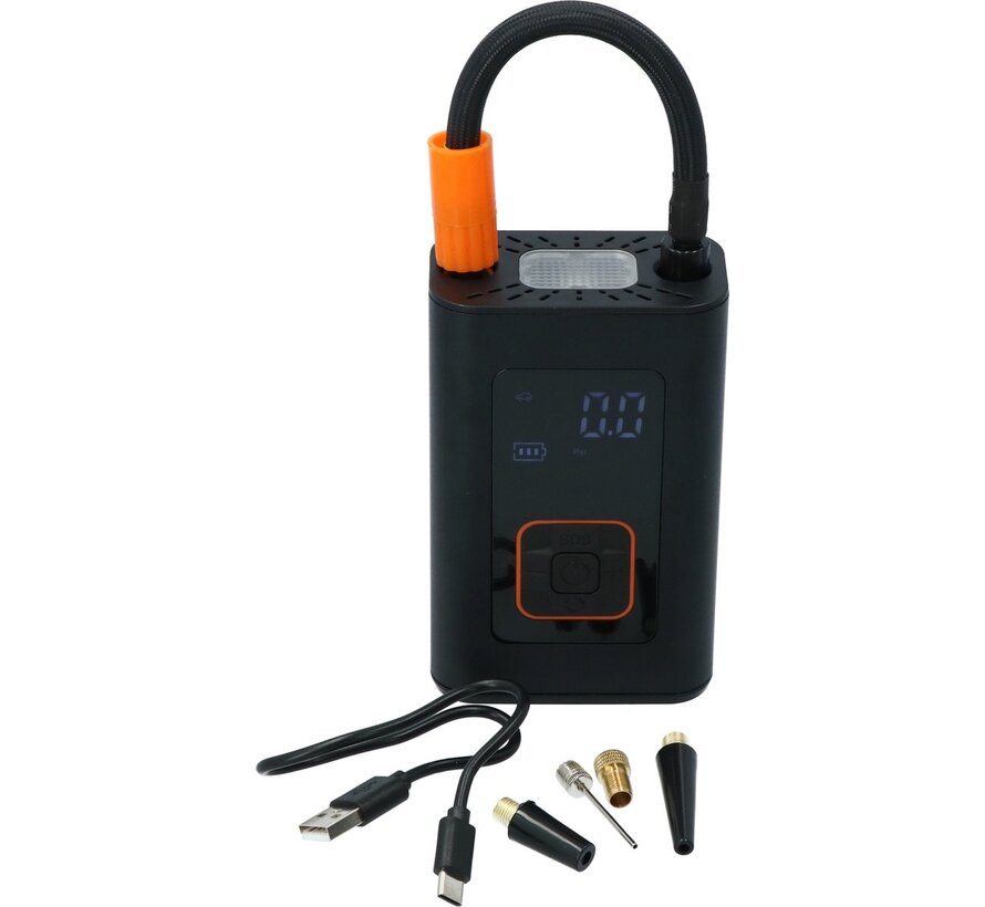 Carpoint Mobiele Compressor Compact 7,4V 60W