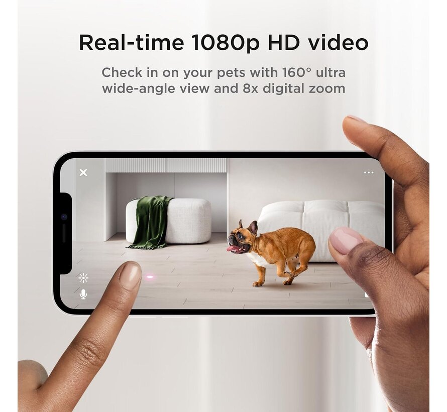 Petcube Play 2 HD Huisdiercamera met Laser