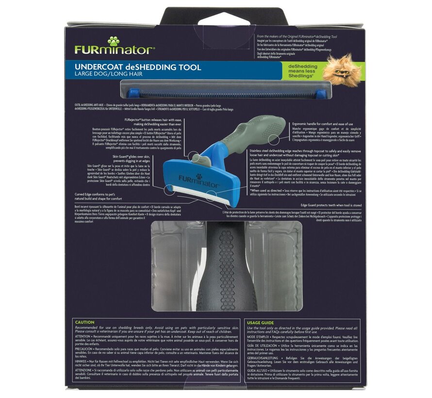 FURminator deShedding Tool Hond Lang Haar