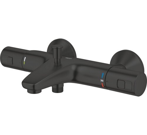 GROHE QuickFix Precision Start Thermostatische Badkraan Mat Zwart