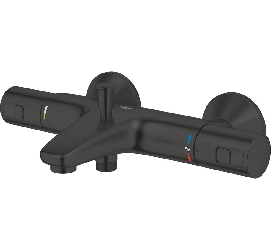 GROHE QuickFix Precision Start Thermostatische Badkraan Mat Zwart