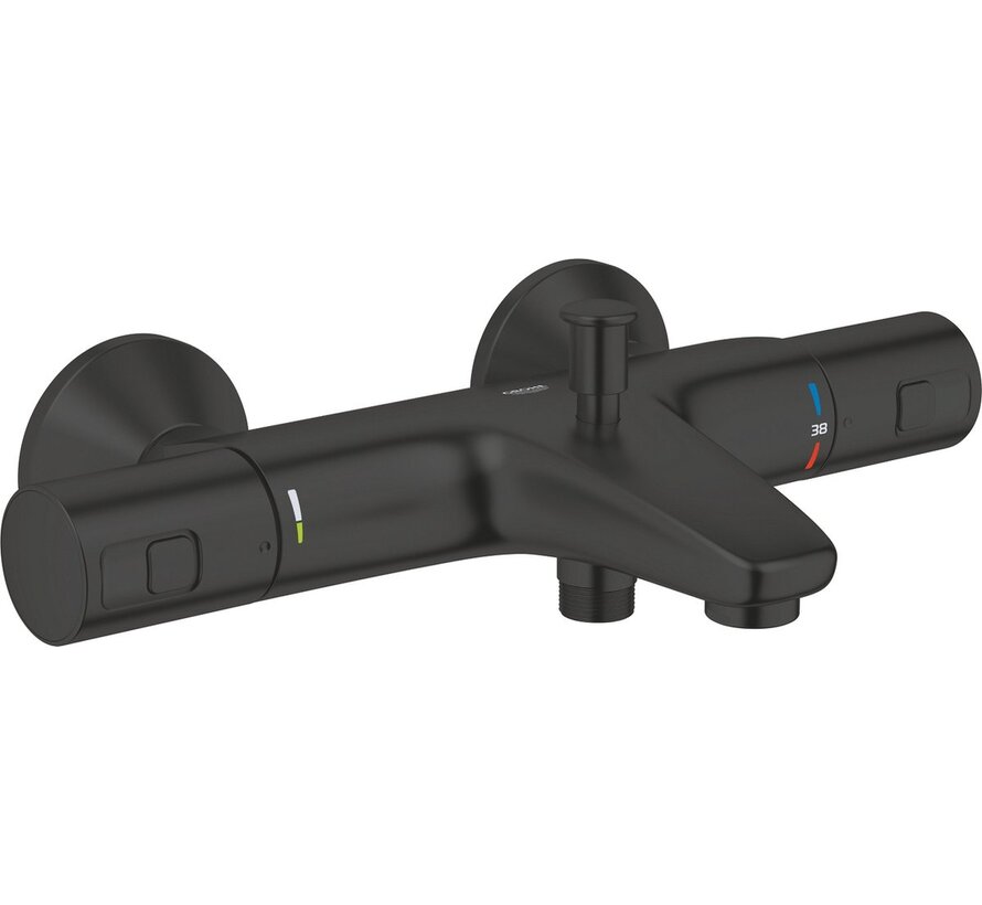 GROHE QuickFix Precision Start Thermostatische Badkraan Mat Zwart