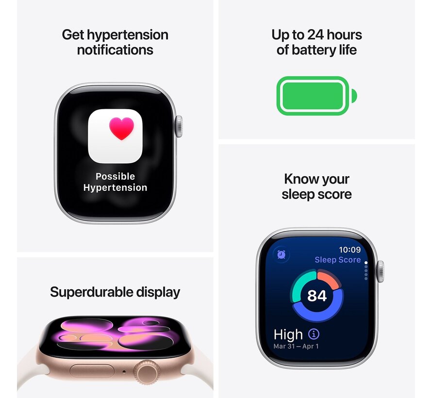 Apple Watch Series 11 GPS + Cellular 42 mm Gold Titanium Milanese Loop