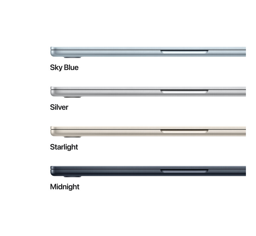 Apple MacBook Air 13 inch M5 16GB 512GB Zwart QWERTY