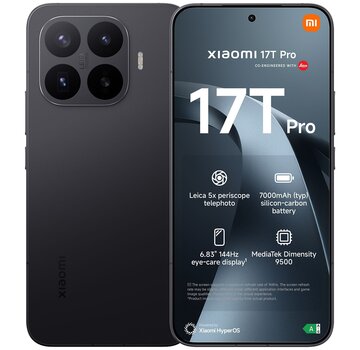 Xiaomi 17T Pro 12GB 512GB Zwart 5G