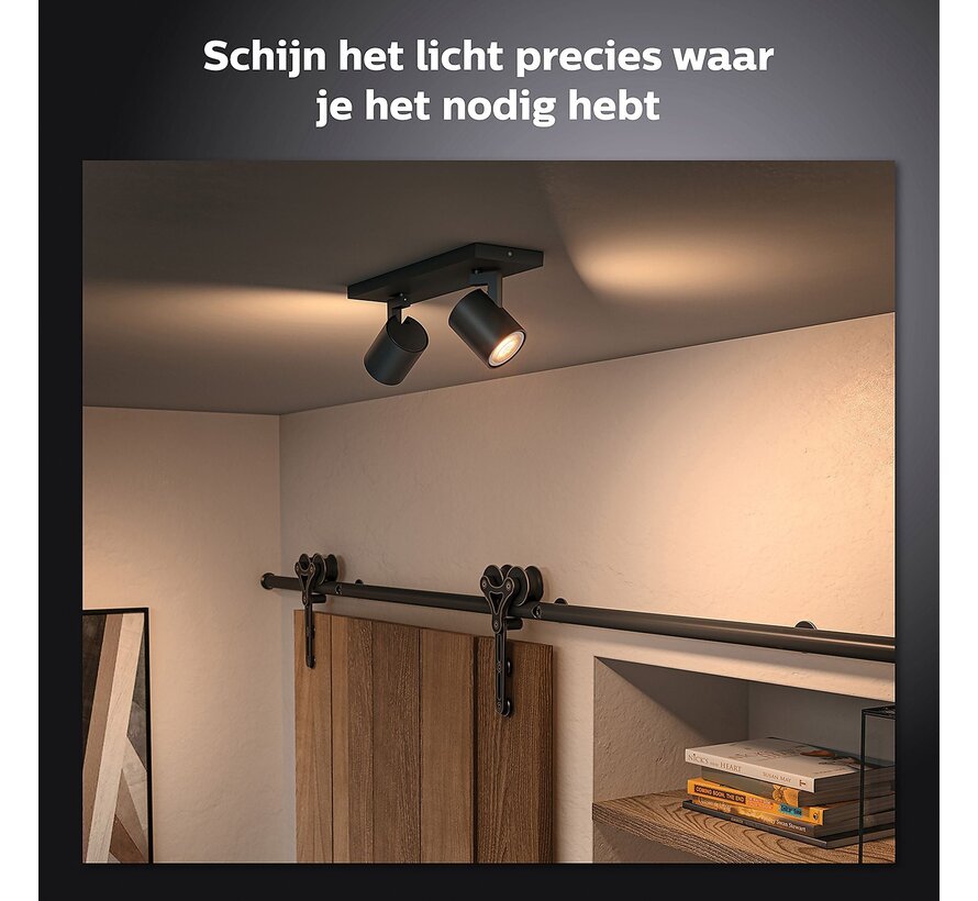 Philips Hue White Ambiance Runner 2-licht Spotbalk Wit