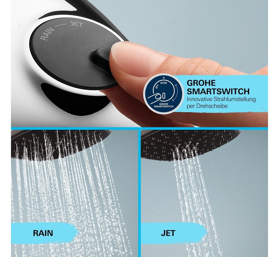GROHE QuickFix Vitalio Start 110 Handdouche 2 Straalsoorten Chroom