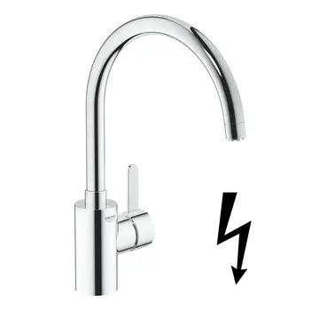 GROHE Eurosmart Cosmopolitan Keukenkraan Hoge Uitloop Lage Druk Chroom
