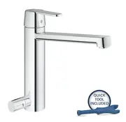 GROHE Get Keukenkraan met Afsluitventiel Chroom