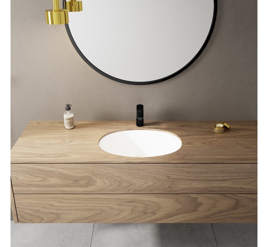 Hansgrohe Vernis Blend 100 Wastafelmengkraan met Trekwaste Mat Zwart