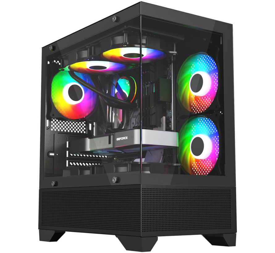 Black Eagle - AMD Ryzen 7 5700X - RTX 5060 - 32 GB geheugen - 1 TB SSD - Windows 11 Pro