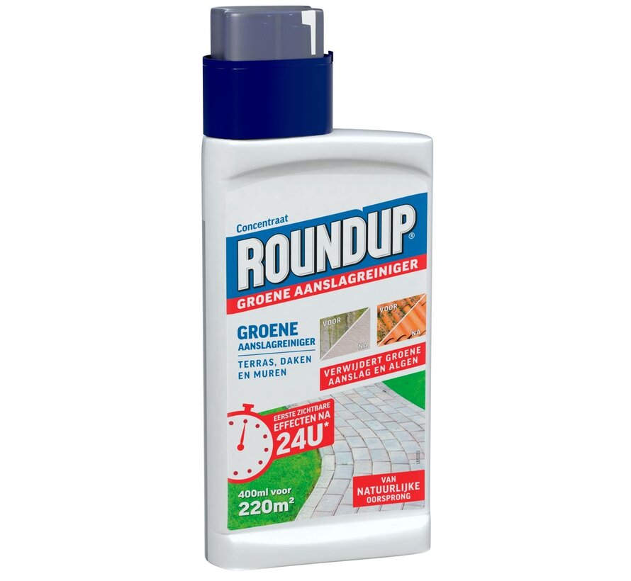 ROUNDUP Groene Aanslagreiniger Concentraat 400 ml – Tot 220 m²