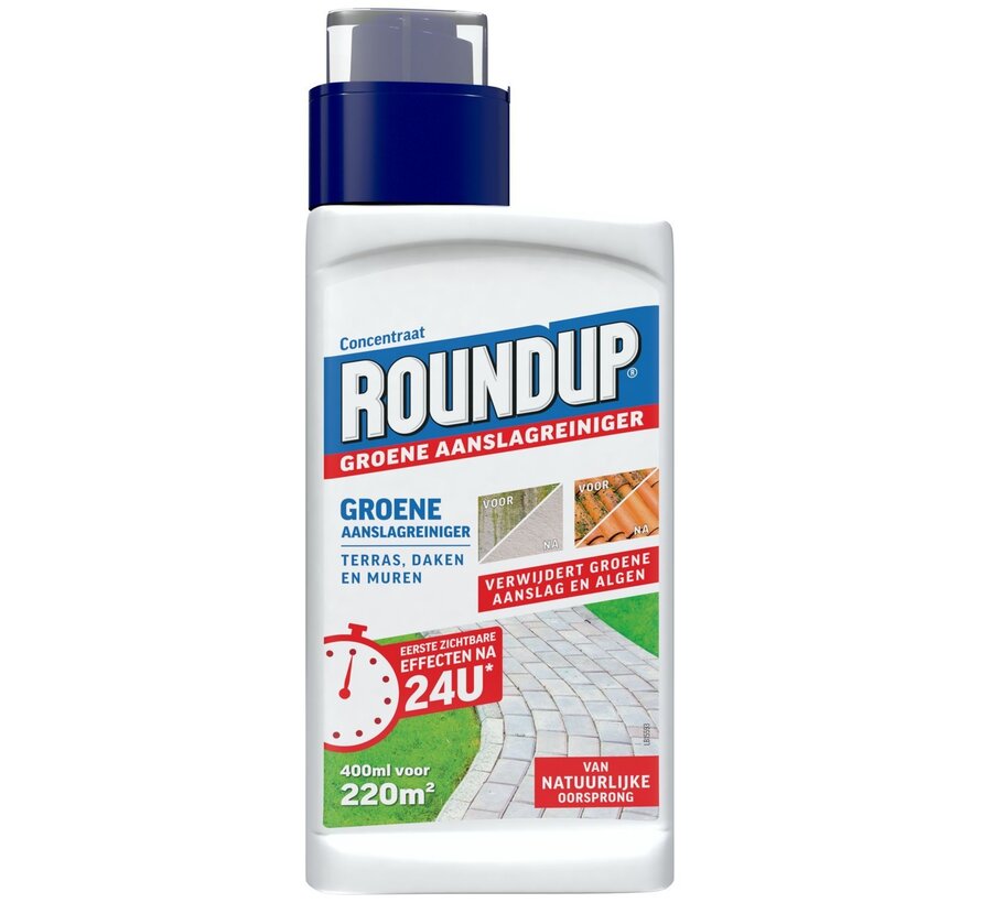 ROUNDUP Groene Aanslagreiniger Concentraat 400 ml – Tot 220 m²