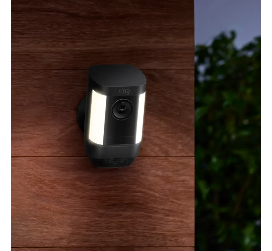 Ring Spotlight Cam Pro Battery Zwart – Eerste Generatie