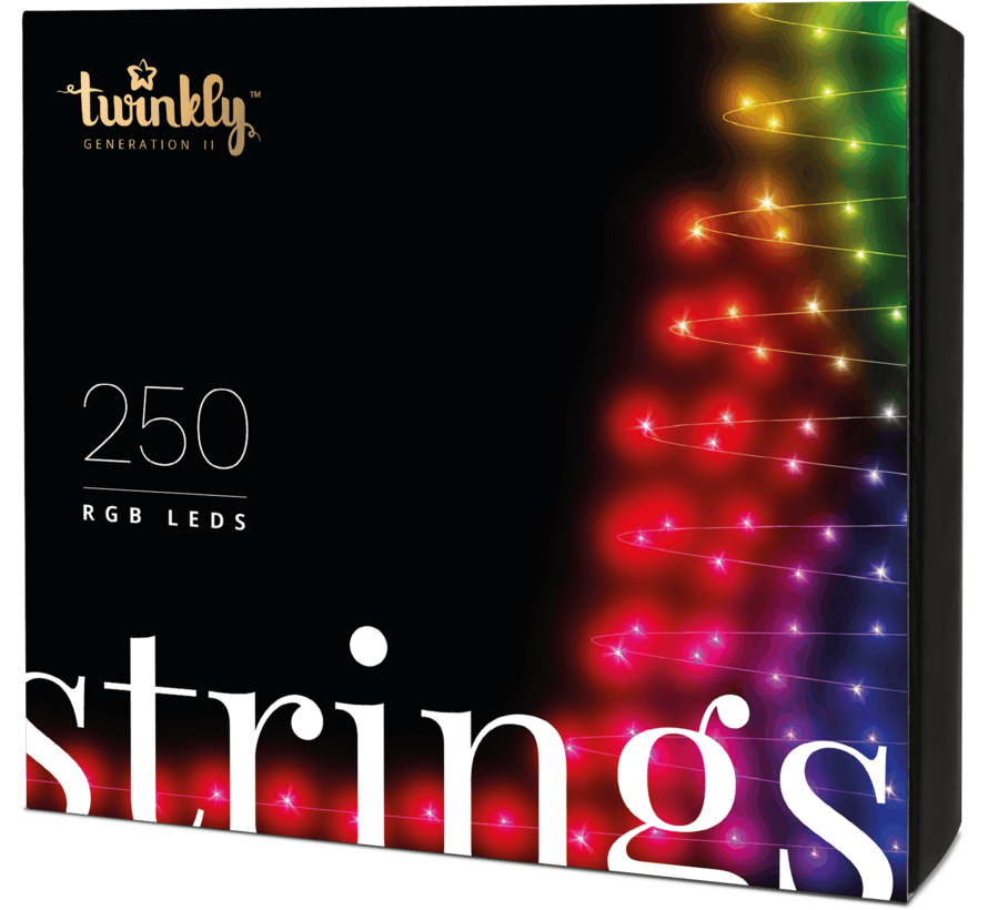 Twinkly Strings RGB Lichtsnoer 20 meter – 250 Slimme LED’s