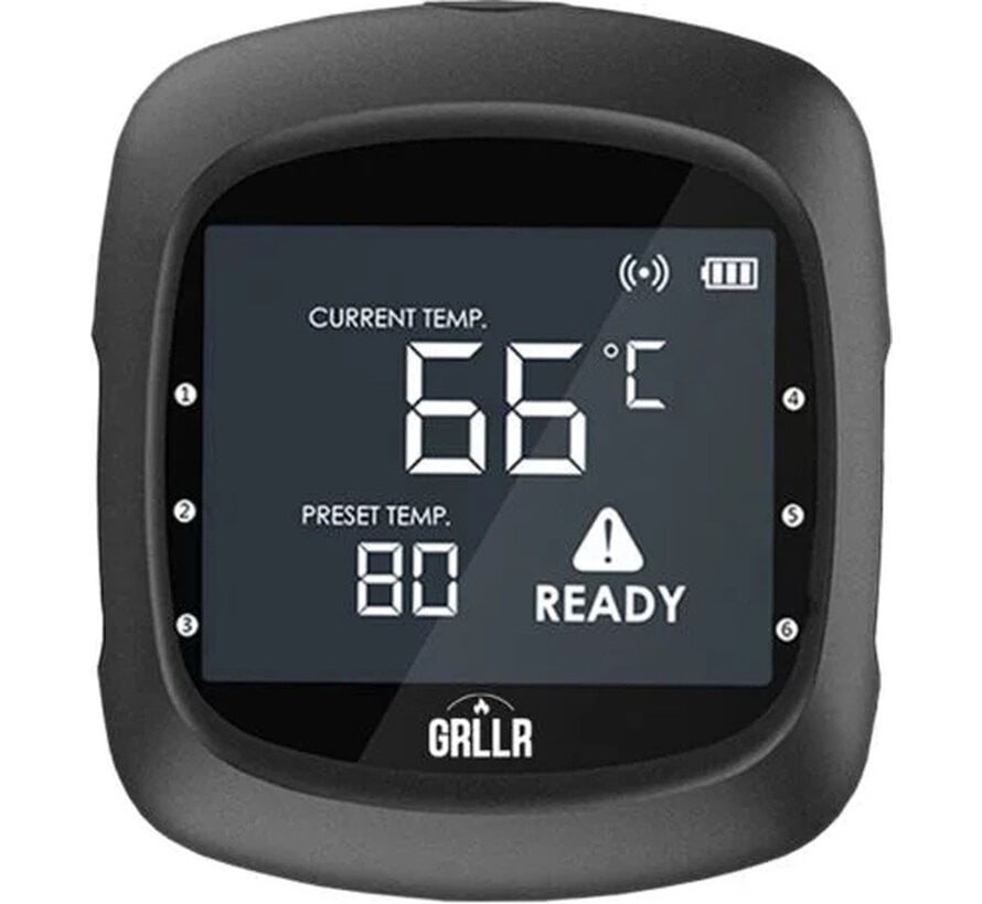 GRLLR Bluetooth BBQ Thermometer met 2 Probes