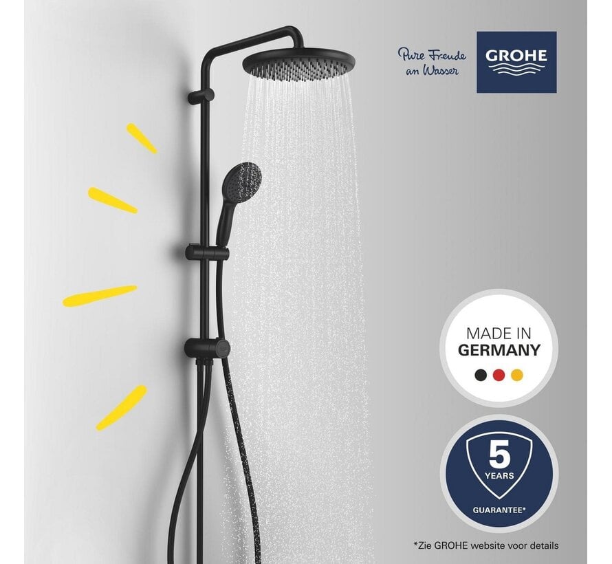 GROHE Vitalio Start 250 Flex Douchesysteem Mat Zwart – 266802431