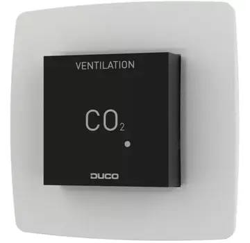 DUCO CO₂ Ruimtesensor zonder Bediening RF/Wired Zwart – 0000-4636