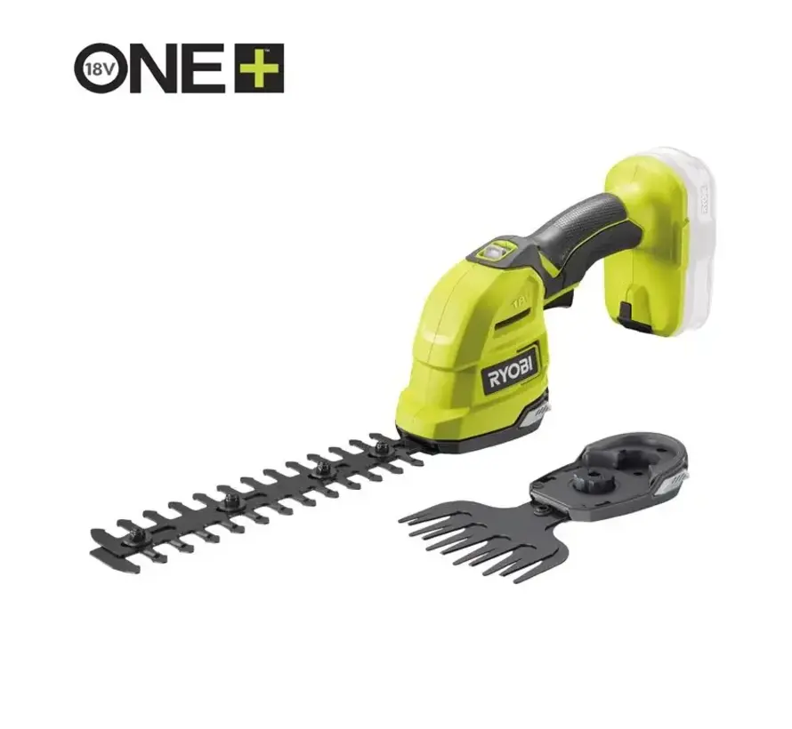 RYOBI RY18GSA-0 ONE+ 18V Gras- & Buxusschaar 2-in-1 – Zonder Accu