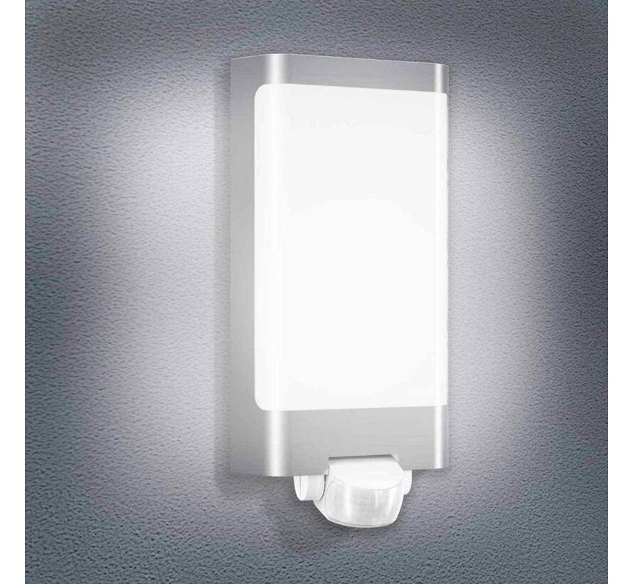 STEINEL L 240 S Sensor LED Buitenlamp RVS – 946 lm 3000K