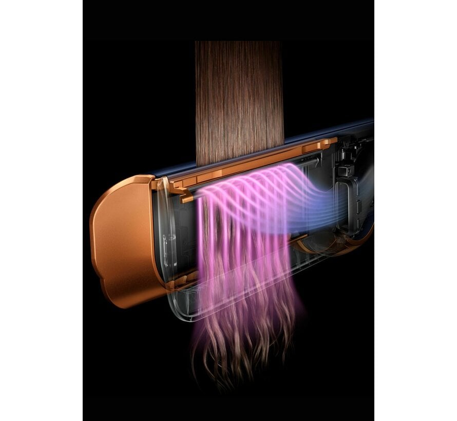 Dyson Airstrait HT01 Pruisisch Blauw/Koper – Open Doos Nieuw