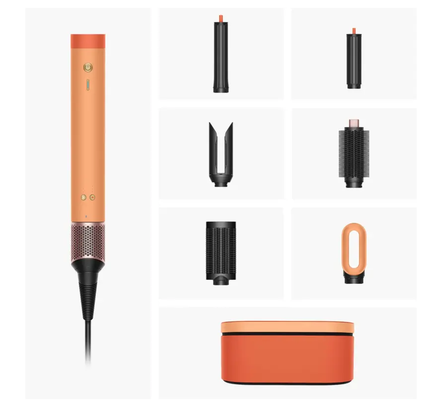 Dyson Airwrap Co-anda2x Straight+Wavy Ceramic Apricot/Topaz – Open Doos