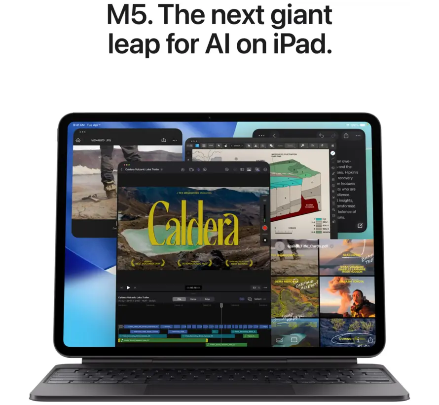 Apple iPad Pro 13-inch M5 Wi‑Fi 256GB Spacezwart