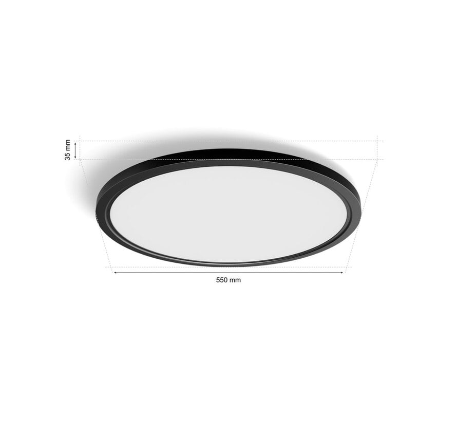 Philips Hue White Ambiance Tento Rond XL 54,2 cm Zwart