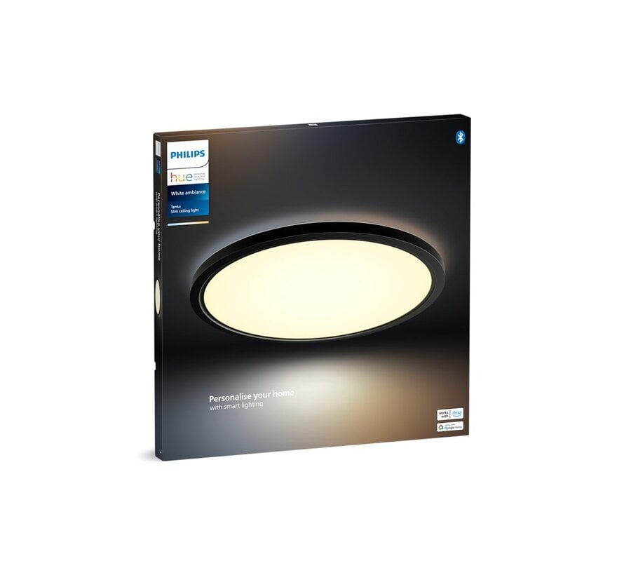 Philips Hue White Ambiance Tento Rond XL 54,2 cm Zwart