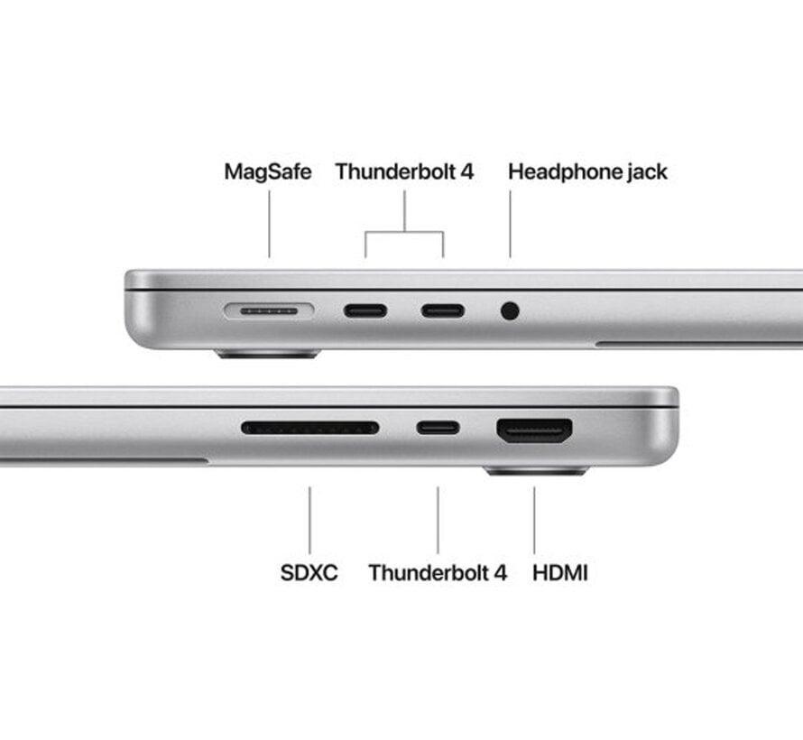 Apple MacBook Pro 14 M5 10-core CPU/10-core GPU 16GB 512GB Zilver